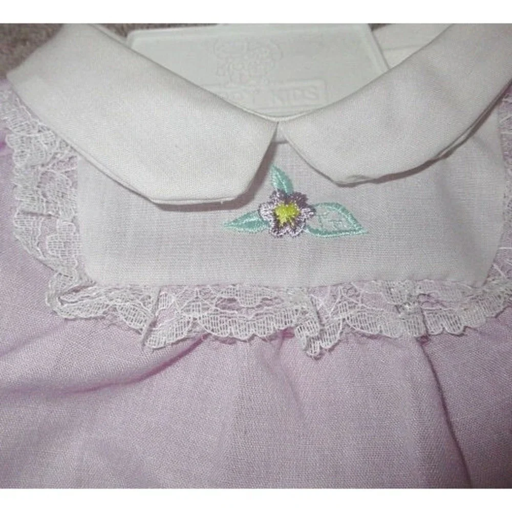 Vtg 1984 Cabbage Patch Kids Clothes Outfit Dress & Hat Boxed REMCO Happy Kids